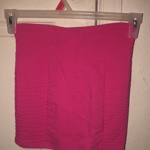 Pink Mini Skirt with Zippers - Picture 1 of 3